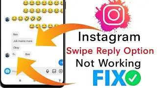 Fix Instagram Swipe Reply Missing 2023 | Instagram Chat Swipe Reply Missing Problem Problem 2023 ||