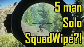 5 Man Geared Squad VS. Me // Escape From Tarkov
