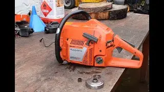 Virgin Test and Start   Husqvarna 254 XPG Professional. Part 1