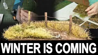 How to Model a Miniature Winter Diorama