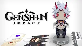 Genshin Impact: Arataki Itto Paperized