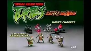 Teenage Mutant Ninja Turtles Battle Nexus Space Cycles UK TV toy advert