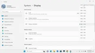 Cara Ganti Resolusi Monitor Kedua (Display Resolution) di Windows 11