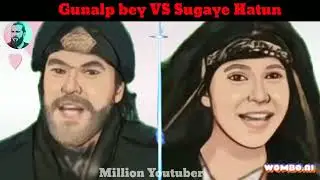New Trending Cartoon version Gunalp And Sugay gate hue 😂#Shorts