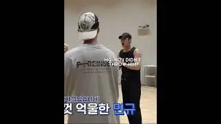 Woozi accidentally fell and the members blamed mingyu for it😭! 