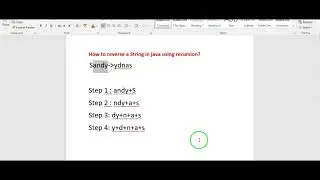 How to reverse a String in java using recursion