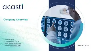 Acasti Pharma Inc.  (Nasdaq: ACST): Virtual Investor Conferences