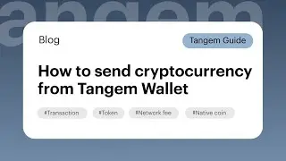 How to send cryptocurrency from Tangem Wallet