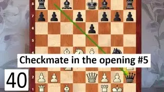 Checkmate in the opening #5 - the Siberian trap