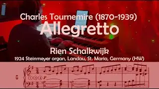 Charles Tournemire (1870-1939): Allegretto | By Rien | Score Video