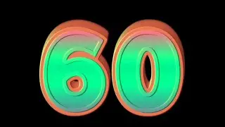 60 seconds | countdown timer with alarm #timer #countdown