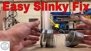 Fix a stretched metal slinky #howto