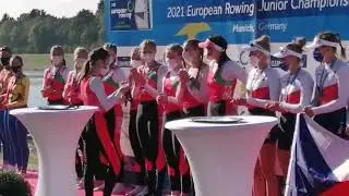 Золотые медали на чемпионате Европы среди юниоров по академической гребле в Обершлайсхайме(Германия)