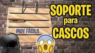 Soporte Para Cascos 🏜️🛵🛵🛵🛣️