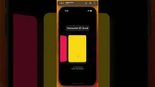 Horizontal 3D Scroll en SwiftUI