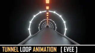Blender 2.8x Tunnel Loop Animation [ EEVEE ]