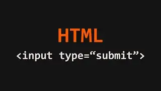 Input Display a Submit Button HTML Example