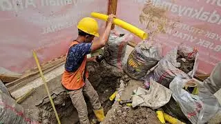 SERU !! PENYAMBUNGAN PIPA GAS PAKAI COUPLER PE DIA.63MM || JARGAS