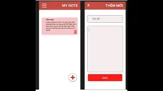 Xây dựng app note ReactNative sử dụng AsyncStorage (Phần 1 xây dựng UI)