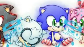 Kawaii baby Sonic characters