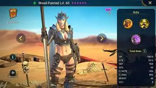 Raid Shadow Legends.  Woad-painted . Epic