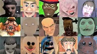 Bad Endings Battle | Antartica 88 Smiling-X 2 Evil Kid HeadHorse Scary Robber Unlucky Postman & +