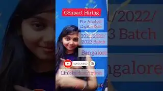 Apply Asap‼️... #genpact #hiring #jobs #youtubeshorts #jobsearch
