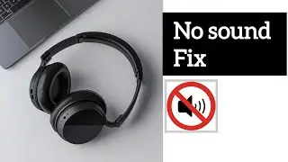 Headset connected but no sound fix