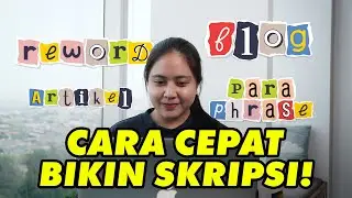 Pakai tools ini untuk reword skripsi, blog, atau website kamu! CARA CEPAT!