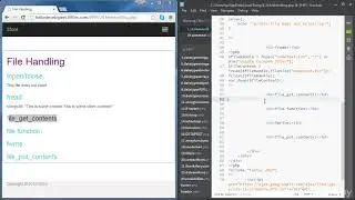 28. File Handling Part 1; Open – Read – Write - Close - PHP