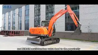 JG75L compact crawler excavators working demo