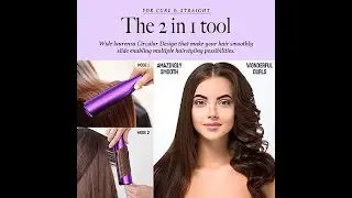 Milano by Laurenza Hair Straightener and Curler 2 in 1
