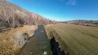 Late Autumn FPV cruising in the valley of Chilik River