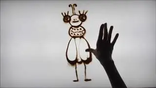 Рисуем песком с Баечни . Та самая Муха.