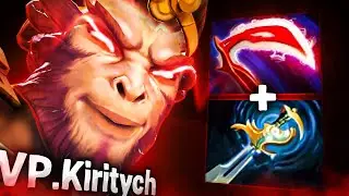 МАНКИКИНГ от КИРИТИЧА 7.34с (ПОЧТИ МЕТА) 🔥 Monkey King 1pos Kiritych Dota 2