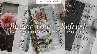 Binder Tour + Refresh | Setting Goals | Categories and Strategy for Cash Stuffing