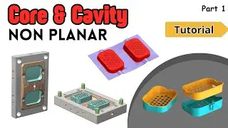 MOLD DESIGN - CREATE CORE CAVITY USE MOLD TOOLS part 1/3