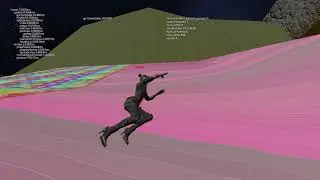 Ragdoll tumbling down! (C99, Vulkan, Bullet Game Engine)