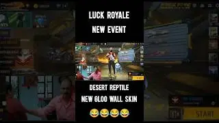 Desert Reptile 😱 New Gloo Wall Skin #short || Free Fire