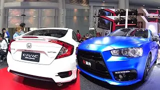 New 2016, 2017 Honda Civic Touring, Turbo VS New 2016, 2017 Mitsubishi Lancer EX