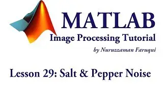 lesson 29: Adding Salt and Pepper Noise using Matlab