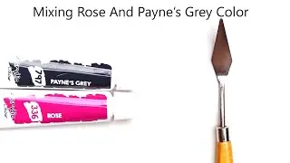 Rose And Payne’s Grey Mixing Make What Color - Mixing Acrylic Colors
