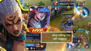 REASON WHY CHOU USER HATE MY HILDA (PRO ROTATION) | HILDA BEST BUILD AND EMBLEM SET 2022