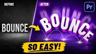 How to Create Bouncing Text Effect in Premiere Pro
