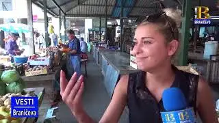 Pijačni dan u Petrovcu na Mlavi,20.06.2018. (RTV Braničevo)