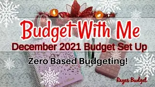 Budget With Me | December 2021 Budget Set Up | Zero Based Budgeting | Dave Ramsey Inspired Budgeting