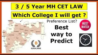 Which College I will GET ? 3/5 Year Maharashtra LAW CET 2021 - College Preference List - LLB 2021