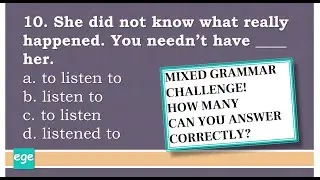 English Grammar Exercises #43 | Mixed Grammar Quiz