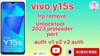 Vivo y15s frp remove Unlocktool preloader port v2 2024 update Unlocktool