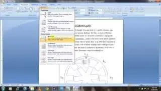 How to insert page no for word file